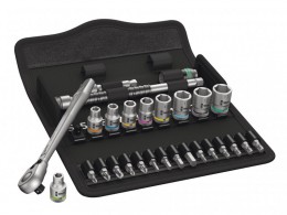 Wera Zyklop Metal-Switch Slim Ratchet & Socket Set of 28 Metric 1/4in Drive £95.99